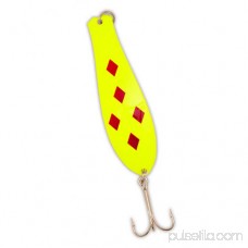 Doctor Spoon Doctor Ice Series 1/4 oz 1-7/8 Long-Yellow/Red 5 of Diamonds 555225799